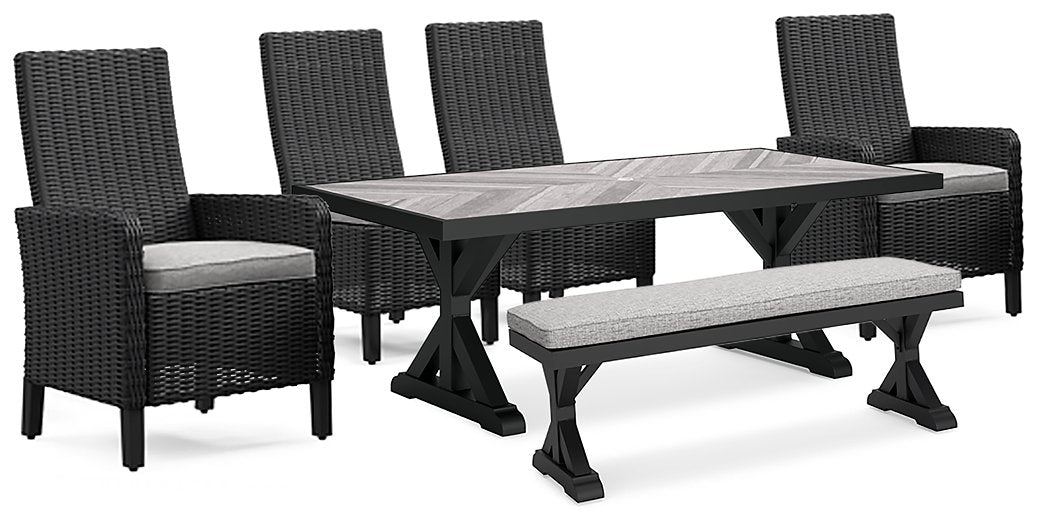 Beachcroft Outdoor Dining Set - Pull Up A Couch