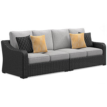 Beachcroft 2-Piece Outdoor Loveseat with Cushion - Pull Up A Couch