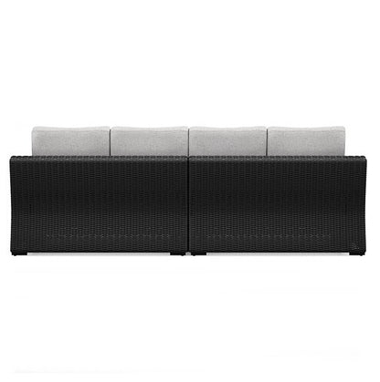 Beachcroft 2-Piece Outdoor Loveseat with Cushion - Pull Up A Couch