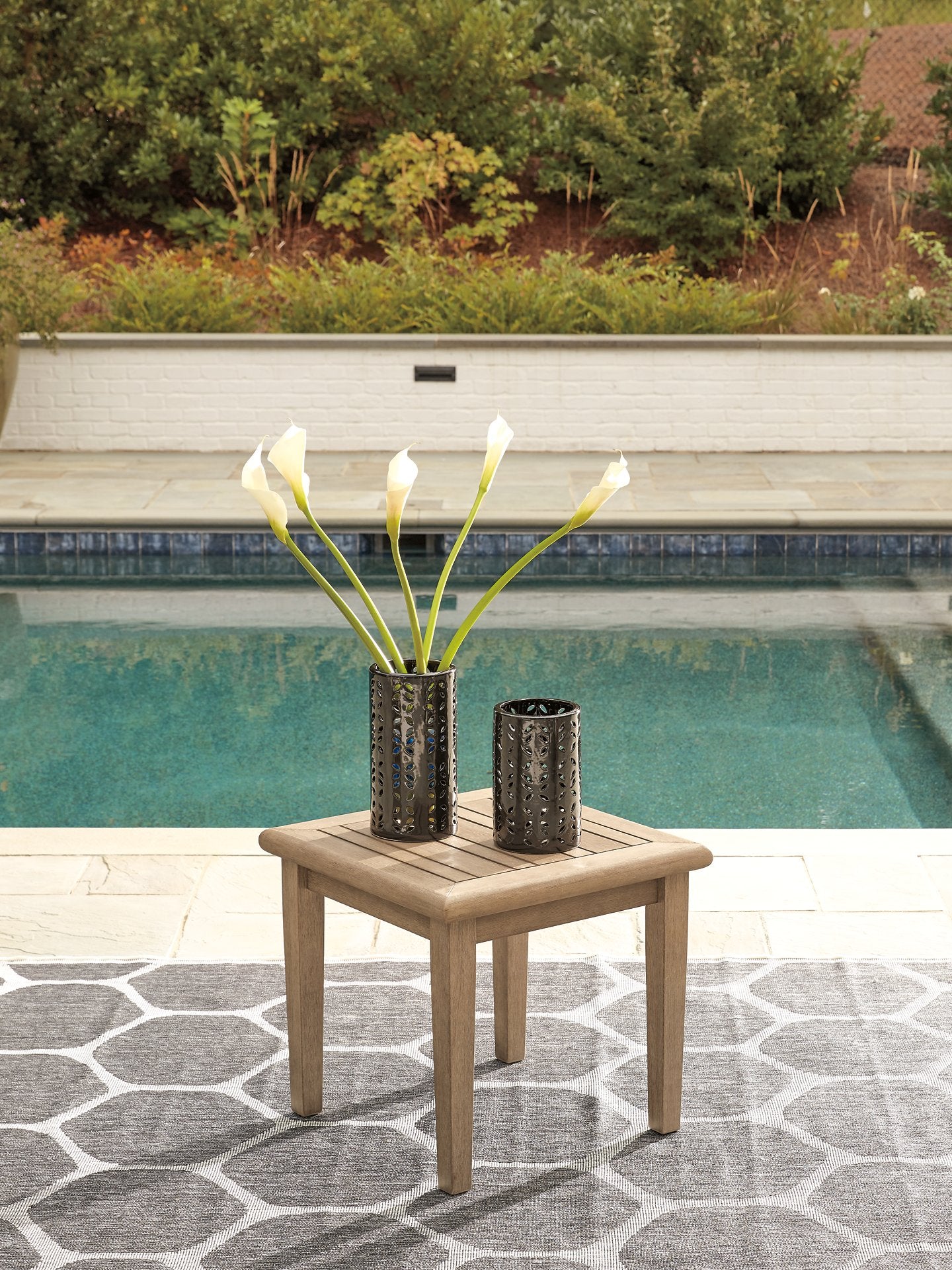 Gerianne Outdoor Occasional Table Set - Pull Up A Couch