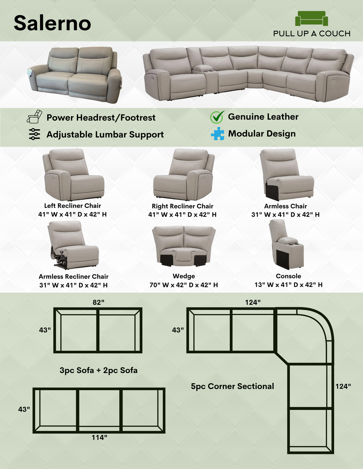 Ashley Furniture Salerno power reclining sofa set, featuring plush fabric, padded armrests, and reclining seats for ultimate comfort.