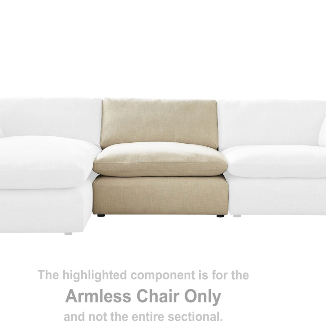 Atlas Cloud Armless Chair - Pull Up A Couch