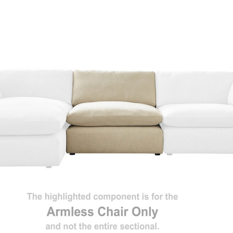 Atlas Cloud Armless Chair