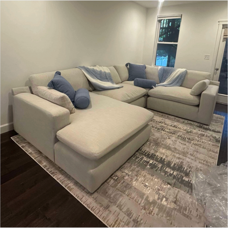 Atlas Cloud Corner Sectional w/Chaise