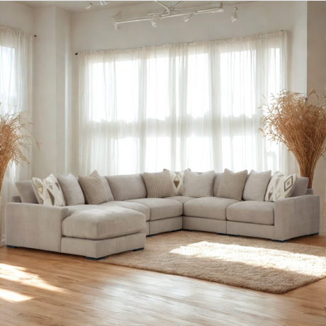 Riverview Corner Sectional w/ Chaise (6pc) - Pull Up A Couch