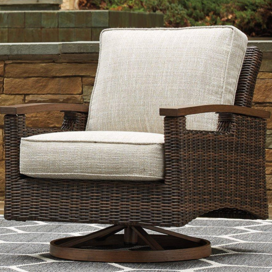 Shoreside Swivel Lounge Chair (Set of 2) - Pull Up A Couch