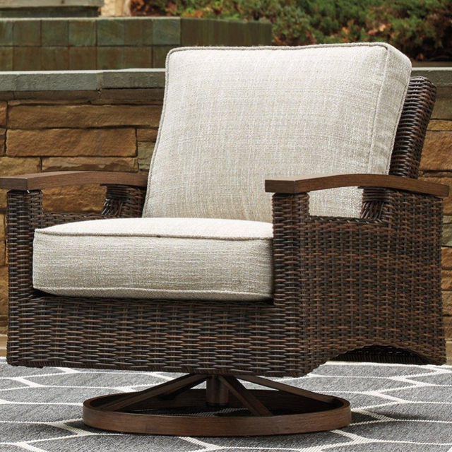 Shoreside Swivel Lounge Chair (Set of 2) - Pull Up A Couch