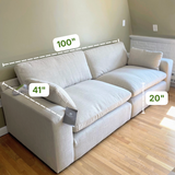 Atlas Cloud Modular Sofa (2pc) - Pull Up A Couch