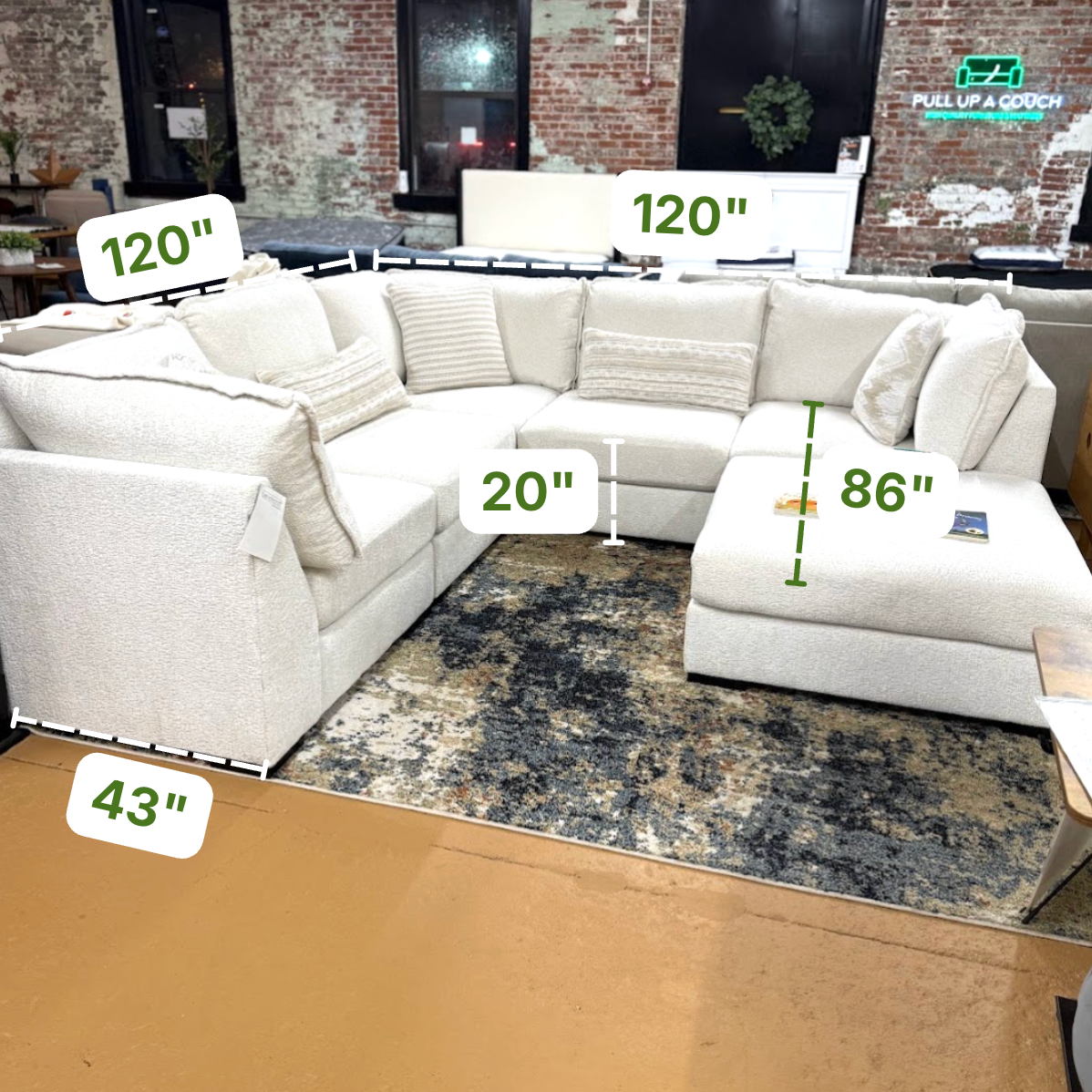 Pebblebrook 5pc Corner Sectional w/Ottoman - Pull Up A Couch