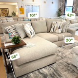 Silverwood Sofa w/ Chaise - Pull Up A Couch