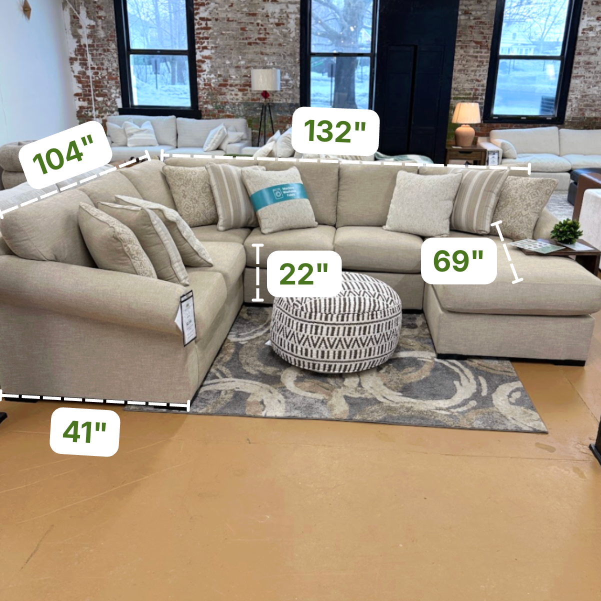 Lennox Corner Sectional w/Chaise - Pull Up A Couch
