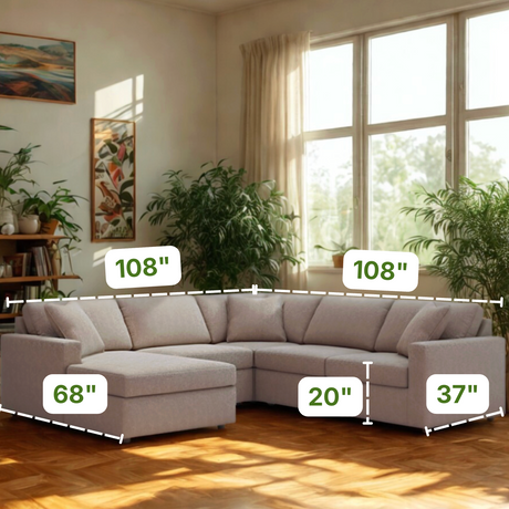 Modmax Corner Sectional with Chaise (5pc) - Pull Up A Couch