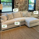 Ashbourne Sectional w/ Chaise (2pc)