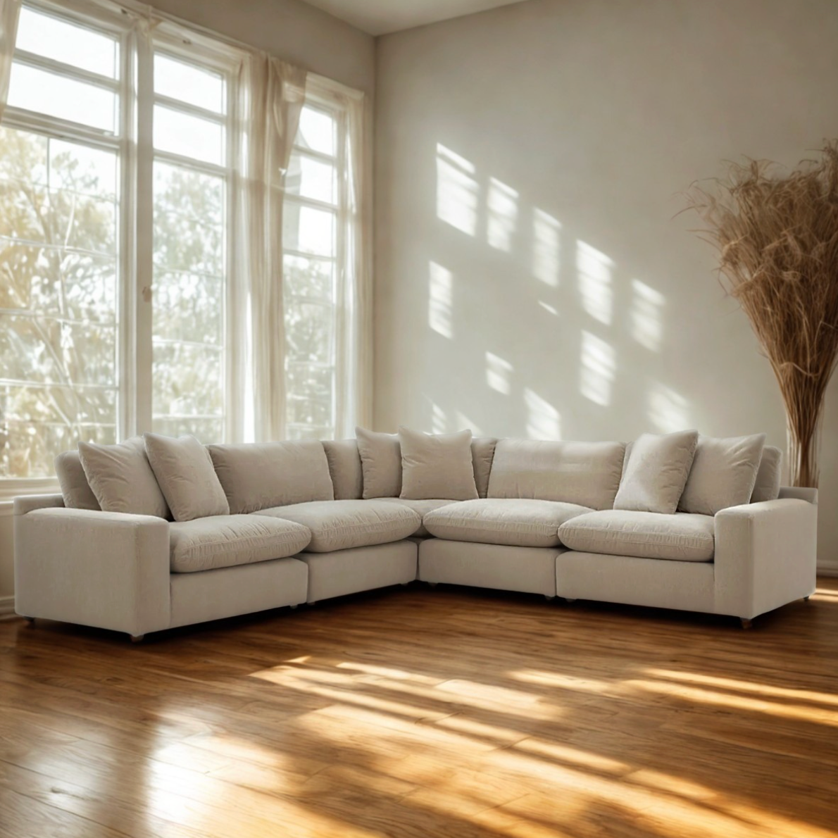 Nova Cloud 5pc Corner Sectional