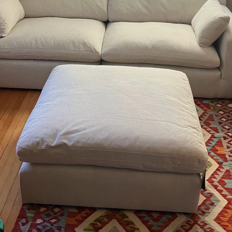 Atlas Cloud Oversized Ottoman - Pull Up A Couch