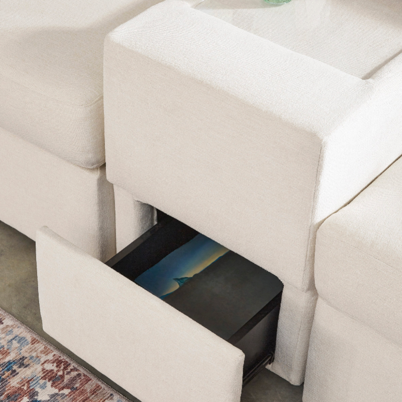 Modmax Storage Console w/ Optional Bluetooth Audio - Pull Up A Couch