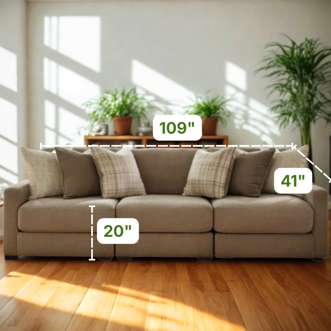 Corbin 3pc Modular Sofa - Pull Up A Couch