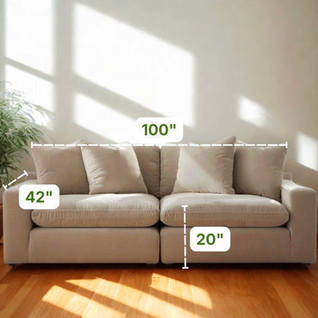 Nova Cloud 2pc Modular Sofa