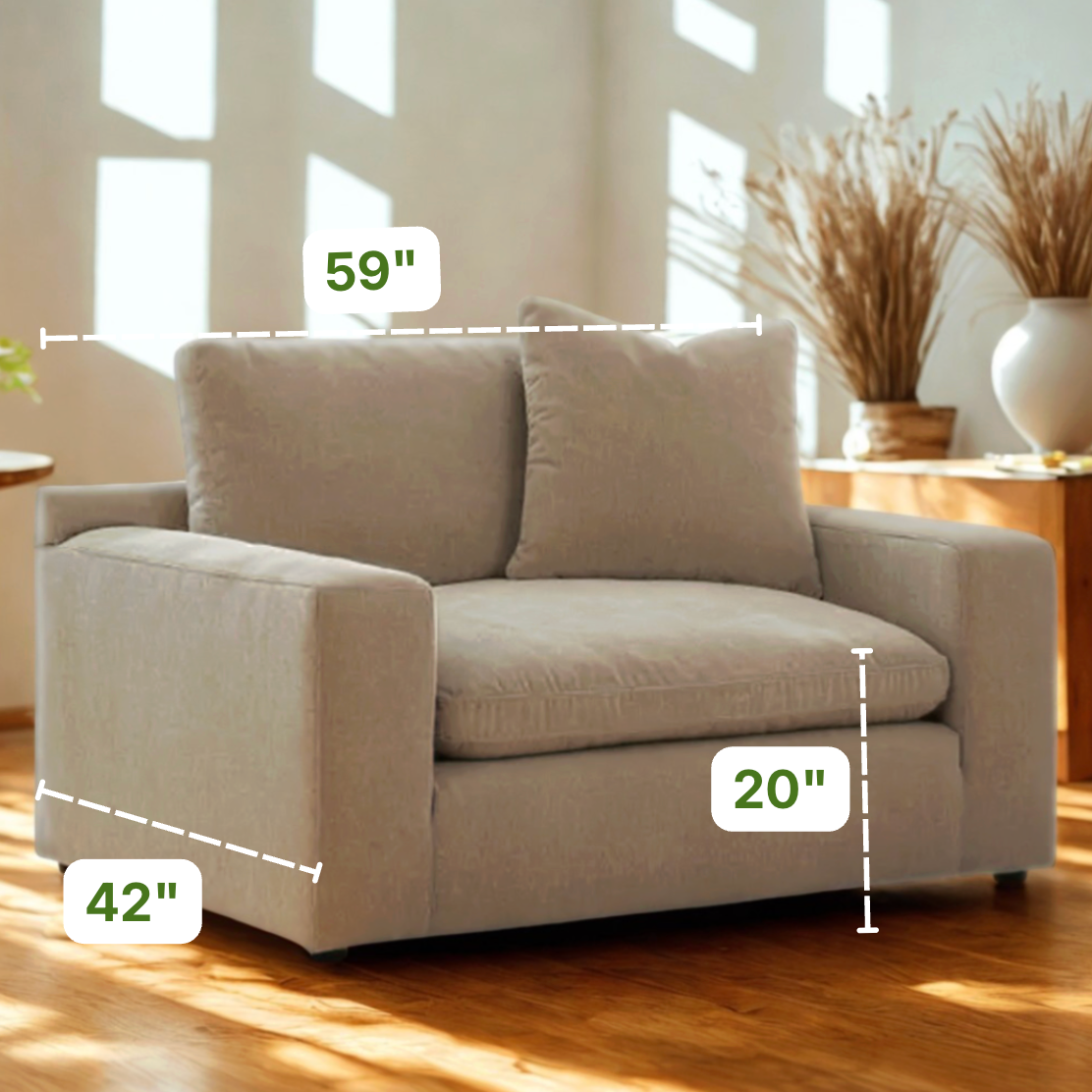 Nova Cloud Oversized Chair