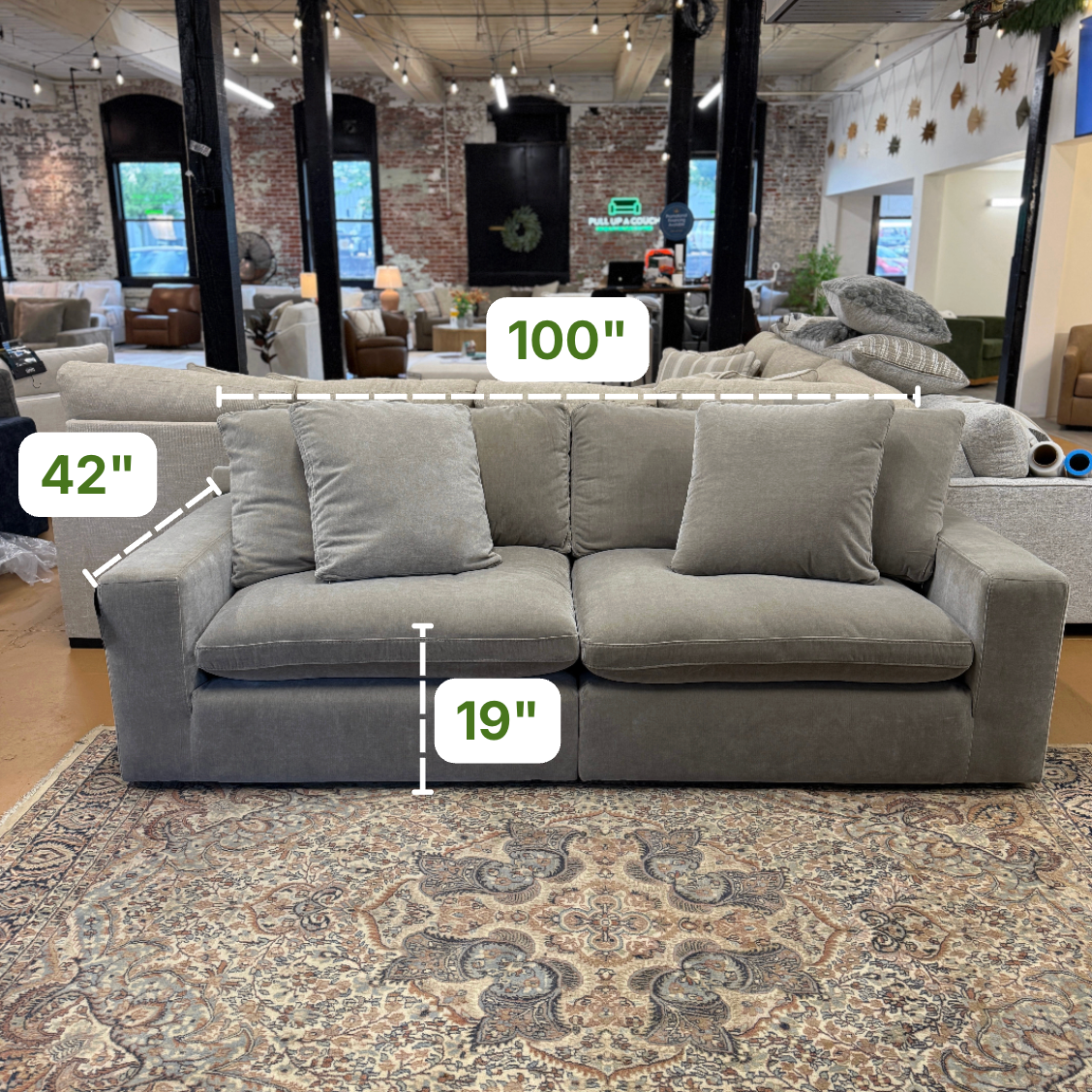 Nova Cloud 2pc Modular Sofa