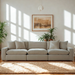 Modern Nova Cloud 3-piece sectional sofa by Ashley Furniture, featuring plush cushions and modular design in a neutral fabric.