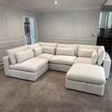 Serenity Cloud Sectional w/Storage Ottoman (5pc)