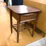 ARTICLE - Lenia Side Table w/ Storage (Walnut)