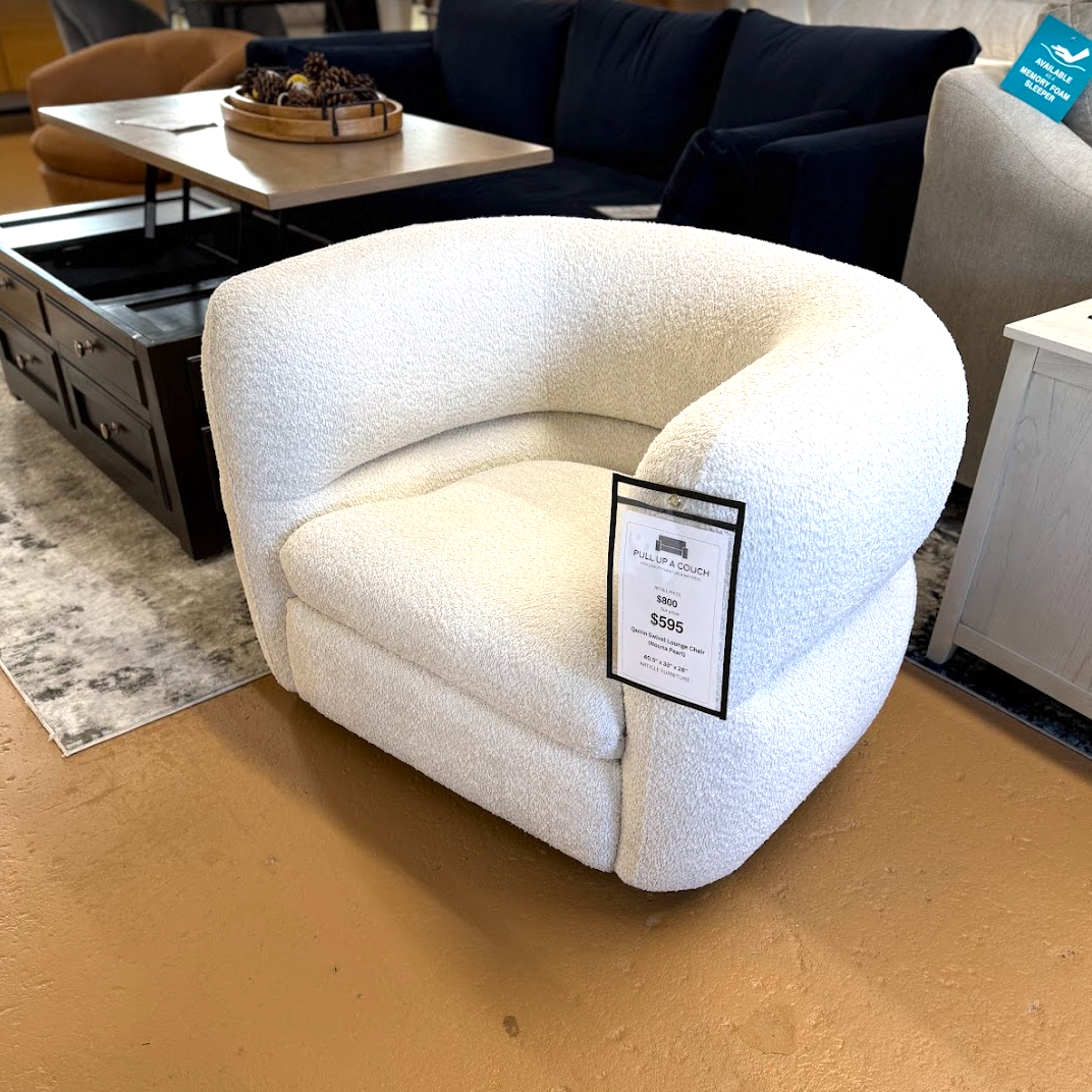 Quinn Swivel Lounge Chair (Nouna Pearl)