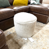 Texa Pouf (Vanilla Ivory)