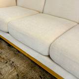 83" Sofa w/Wood Frame (Buckler Ivory) - Pull Up A Couch