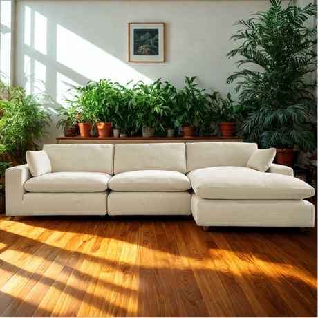 Atlas Cloud 3-Piece Sectional w/ Chaise