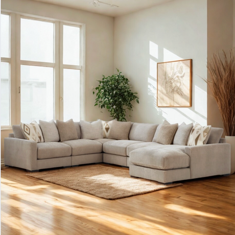 Riverview Corner Sectional w/ Chaise (6pc) - Pull Up A Couch