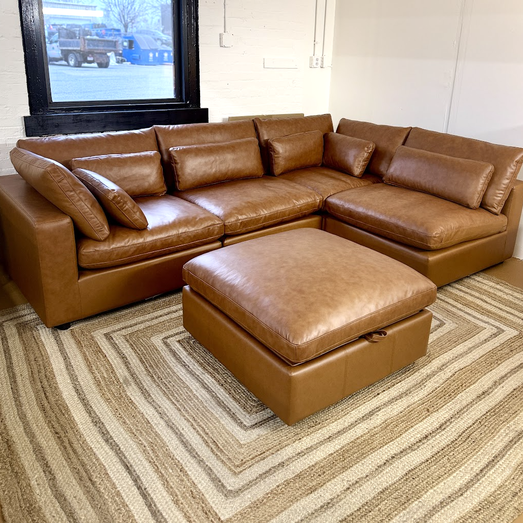 Serenity Reserve Sectional w/ Storage Ottoman