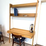 51.5" Wide Leaning Desk (Natural Oak) - Pull Up A Couch