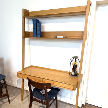 51.5" Wide Leaning Desk (Natural Oak) - Pull Up A Couch
