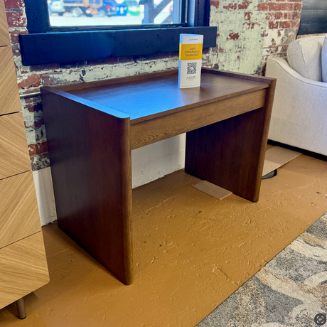44" Wide Smoked Oak Desk (Adjustable Height) - Pull Up A Couch