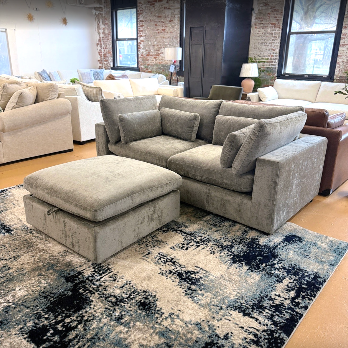Serenity Cloud 2pc Sectional Sofa - Pull Up A Couch