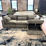 Serenity Cloud 4pc Sectional w/Storage Ottoman - Pull Up A Couch