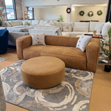 92" Genuine Leather Sofa (Rawhide Tan) - Pull Up A Couch