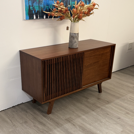 47.5" MCM Media Unit (Walnut) - Pull Up A Couch