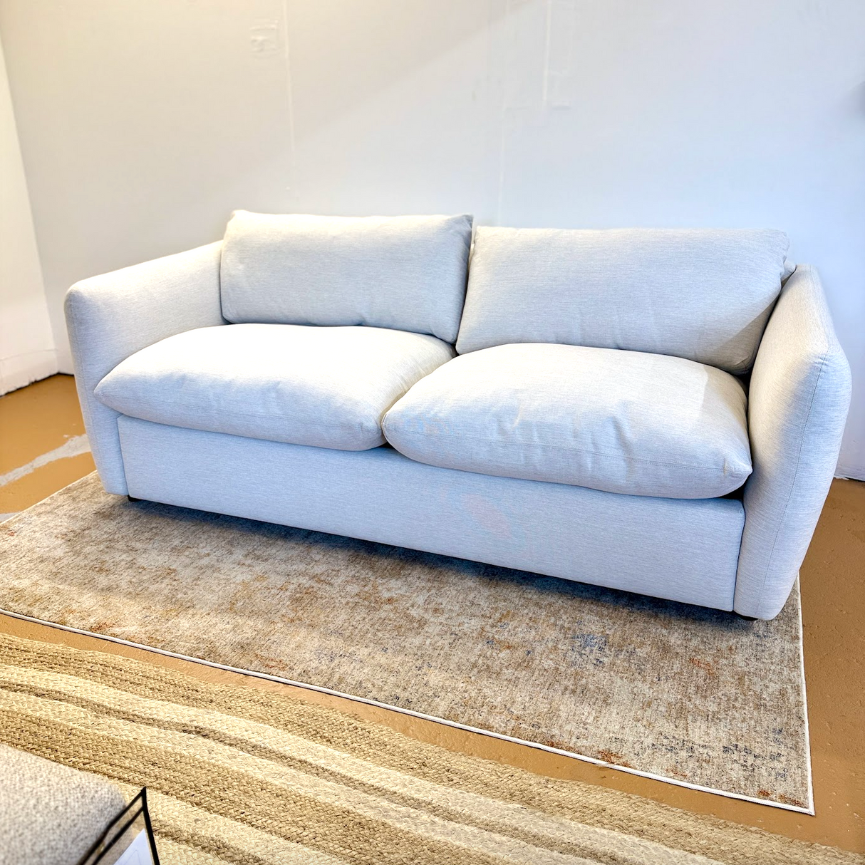 86" Sofa Bed (Silver Ivory) - Pull Up A Couch