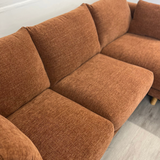 90" Sectional w/ Reversible Chaise (Hestia Caramel) - Pull Up A Couch