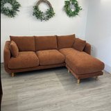 90" Sectional w/ Reversible Chaise (Hestia Caramel) - Pull Up A Couch