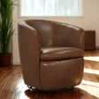 Preston Leather Swivel Chair - Pull Up A Couch