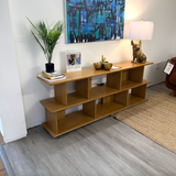 72" MCM Bookcase (Natural Oak)
