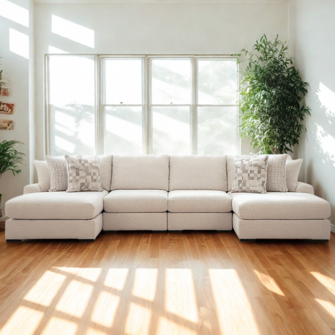 Ashbourne Sectional w/ Double Chaise