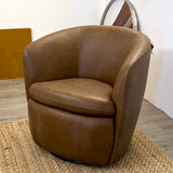 Preston Leather Swivel Chair