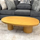 46" Solid Oak Coffee Table