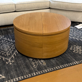 MCM-Style Storage Coffee Table (Natural Oak)