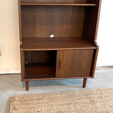 Walnut MCM Bookcase w/ Storage